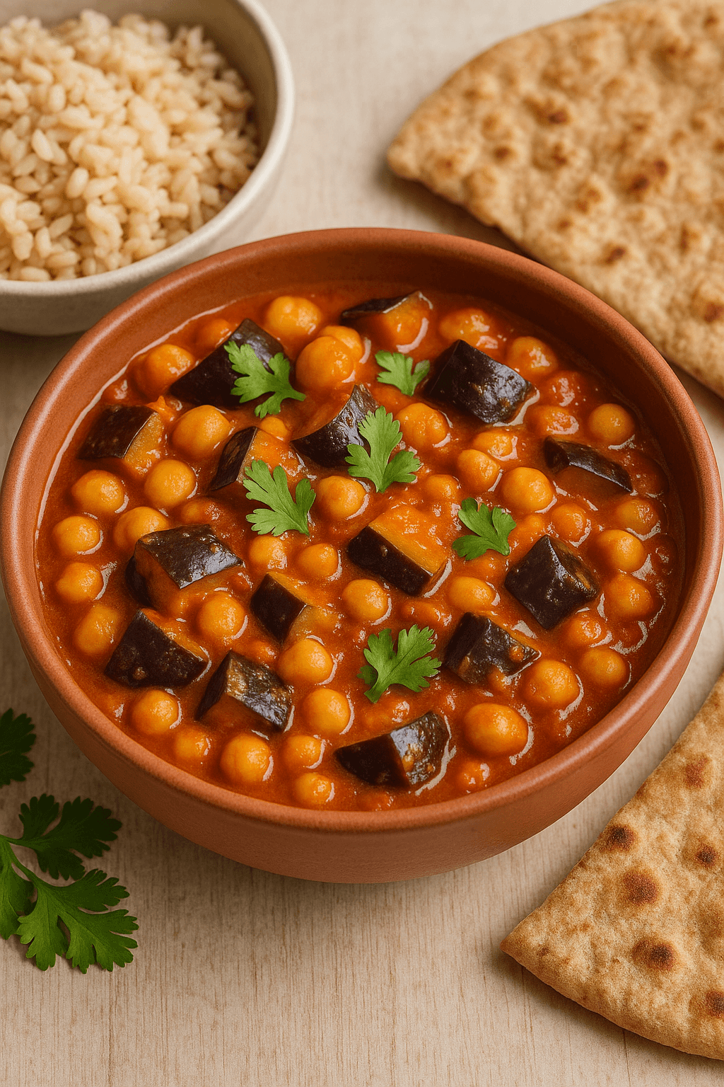 Eggplant & Chickpea Curry